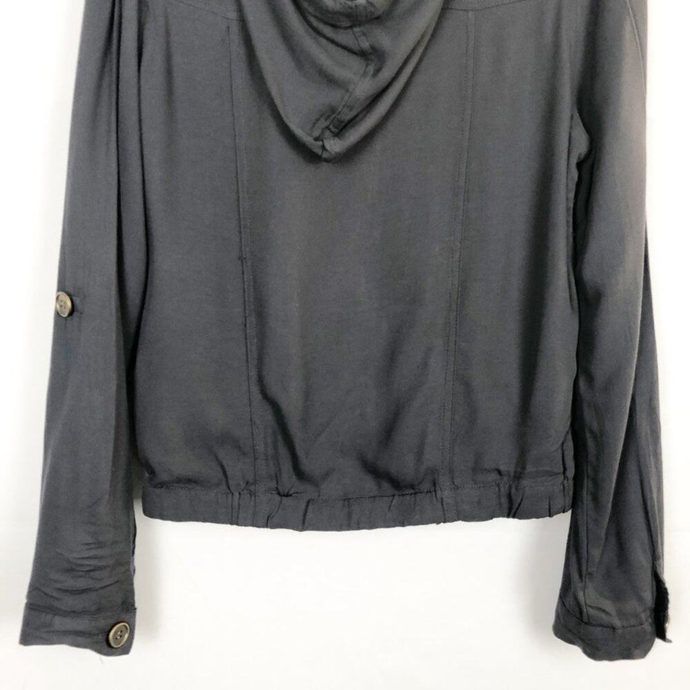 Active Basic Long Sleeve Hooded Full Zip Jacket S… - image 8